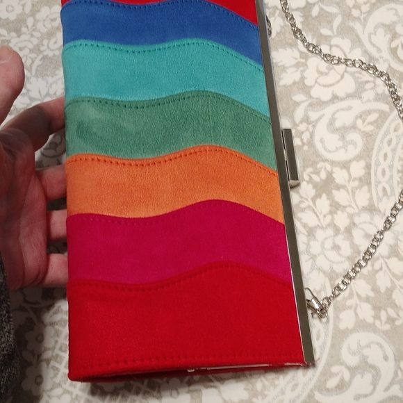 Multicolor suede bag - Picture 4 of 4